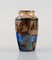 Miniatur Vasen aus handbemalter glasierter Keramik, 2er Set 2