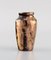 Miniatur Vasen aus handbemalter glasierter Keramik, 2er Set 3