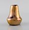 Miniatur Vasen aus handbemalter glasierter Keramik, 2er Set 5
