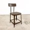 Industrial Metal Workshop Chair from Lyon, Aurora, Illinois, USA 2