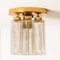 Brass and Glass Lights Fixtures from Limburg Glashütte, 1970, Set of 2, Image 12