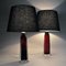 Red Glass Table Lamp Pair by Carl Fagerlund for Orrefors, Sweden 1960s 7