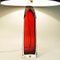 Paire de Lampes de Bureau en Verre Rouge par Carl Fagerlund pour Orrefors, Sweden 1960s 6