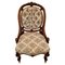 Victorian Carved Walnut Chair, Image 1
