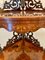 Antique Victorian Inlaid Burr Walnut Corner Shelf 11