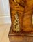 Antique Victorian Burr Walnut Floral Marquetry Inlaid Display Cabinet 12