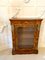 Antique Victorian Burr Walnut Floral Marquetry Inlaid Display Cabinet 10