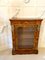 Antique Victorian Burr Walnut Floral Marquetry Inlaid Display Cabinet, Image 10