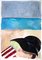 Pisolino sulla spiaggia con Rothko, pittura figurativa in acrilico, ritratto in stile Regency, 2021, Immagine 1