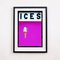 Ices (Pink), Bexhill-on-Sea, British Seaside Farbfotografie, 2020 2