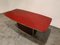 Vintage Red Lacquered Dining Table by Pierre Vandel, 1970s 5