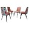 Italian Mid-Century Modern Multicolored Chairs, Italy, 1950s, Set of 4, Image 1