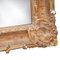 Espejo neoclásico rectangular de madera tallada a mano y oro, años 70, Imagen 4