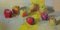 Jill Barthorpe, Apples with Yellow Stripe, Still Life Oil Painting, 2020, Immagine 1