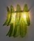 Mid-Century Modern Sconces in Murano Glass with Palm Leaves, Italy, 1970s, Set of 2, Image 8