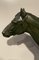 M. de Mathelin, Horse Walking in Bronze with Green Patina, 1900s, Image 7