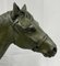 M. de Mathelin, Horse Walking in Bronze with Green Patina, 1900s, Image 4