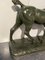 M. de Mathelin, Horse Walking in Bronze with Green Patina, 1900s 6