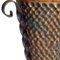 Hand-Embossed Umbrella Stand in Burnished Brass and Wrought Iron, 1940s, Image 5