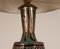 French Art Deco Geometric Table Lamps in Enamel on Copper by Camille Faure, 18th Century, Set of 2, Image 10