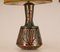 French Art Deco Geometric Table Lamps in Enamel on Copper by Camille Faure, 18th Century, Set of 2, Image 15