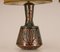 French Art Deco Geometric Table Lamps in Enamel on Copper by Camille Faure, 18th Century, Set of 2, Image 14