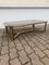 Brass and Wood Coffee Table 2