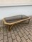 Brass and Wood Coffee Table 4