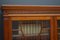 Late Victorian Glazed Bookcase in Walnut 11