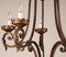 French Art Deco Wrought Iron Chandelier by Gilbert Poillerat 9