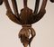 French Art Deco Wrought Iron Chandelier by Gilbert Poillerat 2