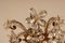 Französischer Napoleonischer Perlen Kronleuchter mit 6 Leuchten aus Quecksilber Bronze & Baccarat Kristallglas 4