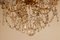 French Napoleonic Beaded 6 Light Candle Chandelier in Mercury Bronze & Baccarat Crystal, Image 7