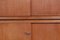 Mid-Century Flurschrank aus Holz mit Eisenbeinen 10