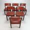 Cognac Leather & Wenge Dining Chairs from 't Spectrum, 1960s, Set of 6, Image 6