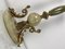 Vintage Lamp in Marble with Brass Dolphins, 1960s 4