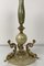 Vintage Lamp in Marble with Brass Dolphins, 1960s 2