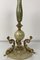 Vintage Lamp in Marble with Brass Dolphins, 1960s, Image 2