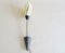 Flexible Wall Lamp in Brass and Glass with Pull Switch, 1950s 5