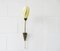Flexible Wall Lamp in Brass and Glass with Pull Switch, 1950s, Image 2