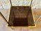 Vintage Formica and Brass Side Table with 2 Shelves, 1970s 4