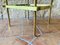 Vintage Formica and Brass Side Table with 2 Shelves, 1970s 11