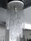 Large Vintage Clear Murano Glass Chandelier from Mazzega, 1970s 11