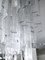 Large Vintage Clear Murano Glass Chandelier from Mazzega, 1970s, Image 7