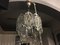 Lámpara de araña de vidrio, años 70, Imagen 8