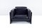 Black Leather Simone Armchair by Dino Gavina for Studio Simon 3