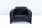 Black Leather Simone Armchair by Dino Gavina for Studio Simon, Image 3