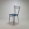 Mid-Century Blue Lacquered Wire Chair, 1950s 11