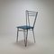 Mid-Century Blue Lacquered Wire Chair, 1950s, Image 11