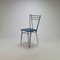 Mid-Century Blue Lacquered Wire Chair, 1950s, Image 8